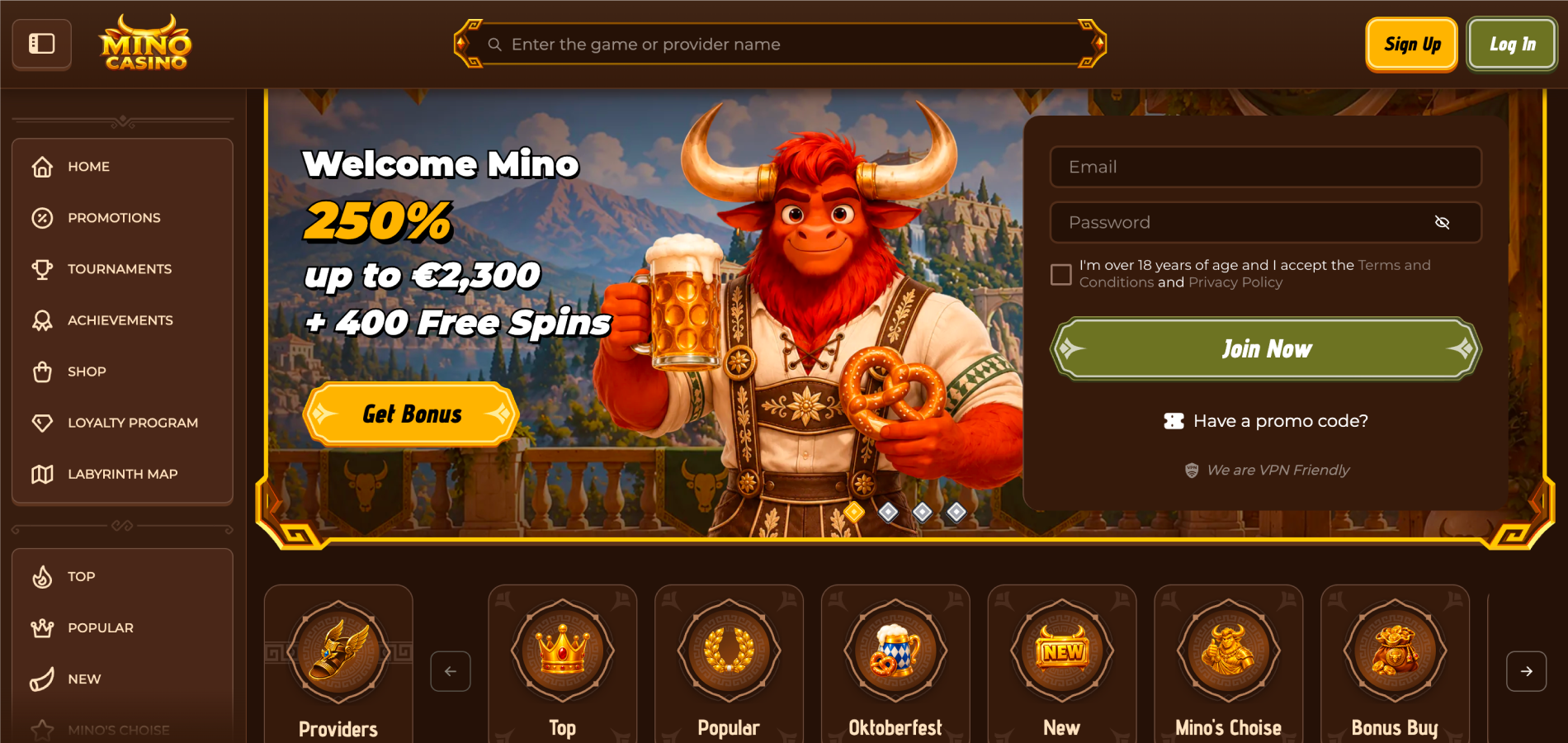 mino casino